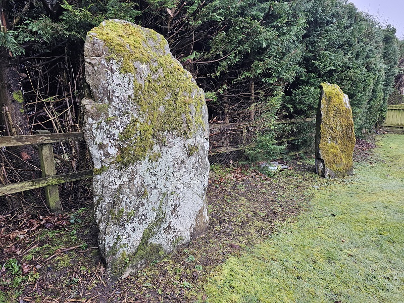 Pair of stones known also as Clachan More standing stones.